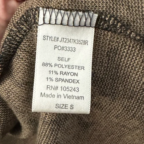 h.i.p. Tan and Black Patterned Vest - Picture 4 of 4